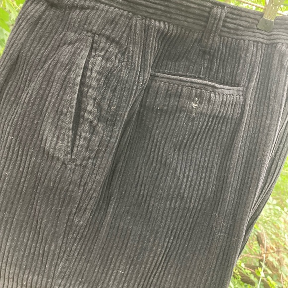 Henry Gretchel Black Corduroy Trousers Vintage ‘80’s - Picture 2 of 5